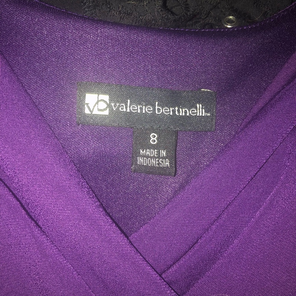 Valerie bertinelli purple dress